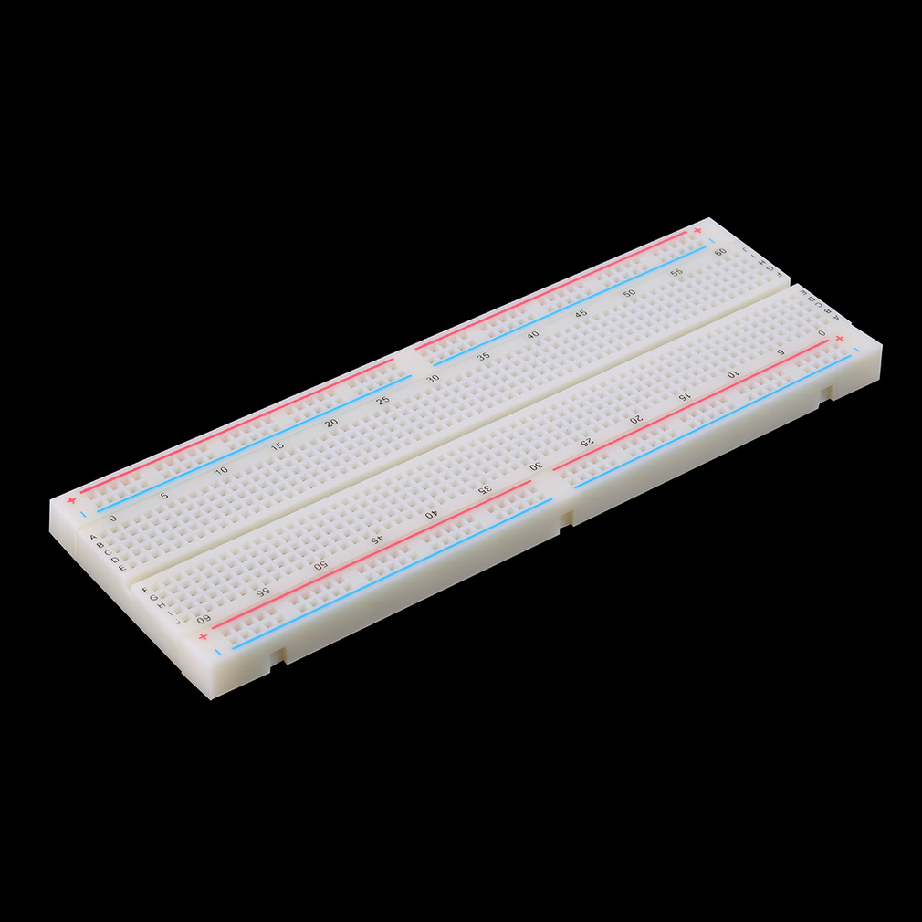 Mb 102 Breadboard Protoboard 830 Tie Points 2 Buses Test mb 102 breadboard protoboard 830 tie points 2 buses test