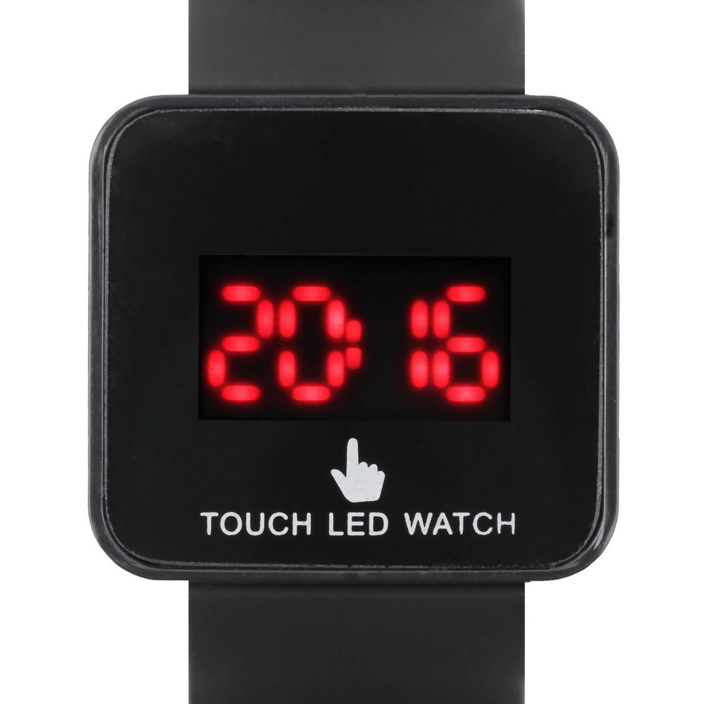 touch screen unisex led digital watch