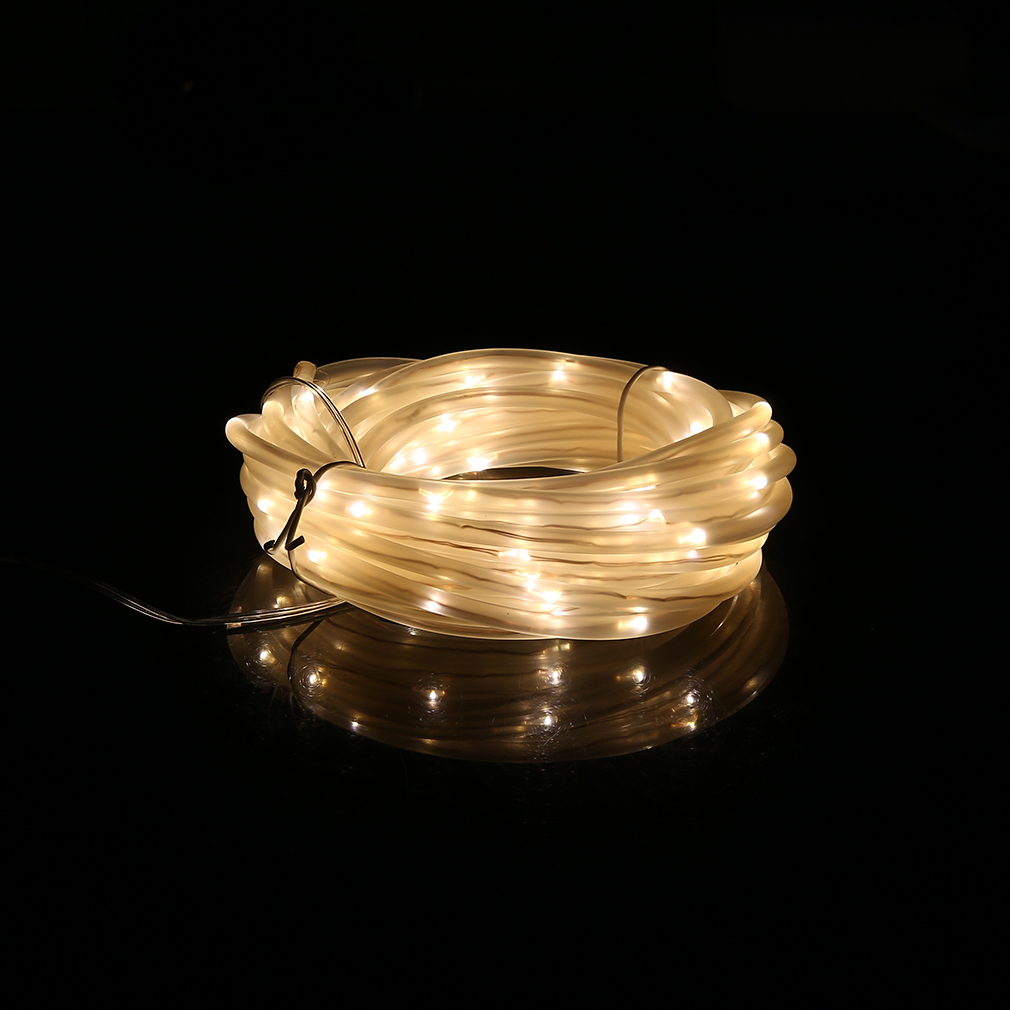 7m 50 LED 4*6MM Solar Powered Indoor Outdoor Copper Wire Lamp String Light JL eBay